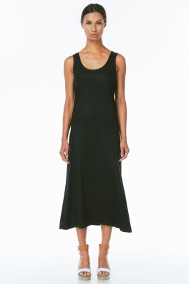 Waxed Leather Look Dress