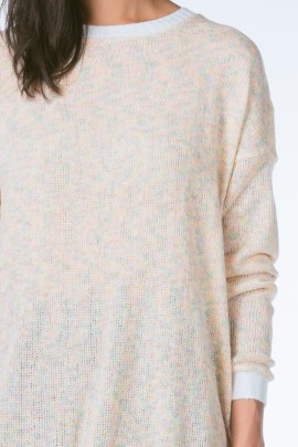 Pastel Spectrum Tunic Sweater