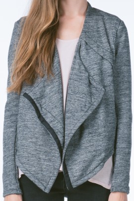 Graphite Drape Jacket