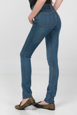Antique Wash High Waist Skinny Jeans 