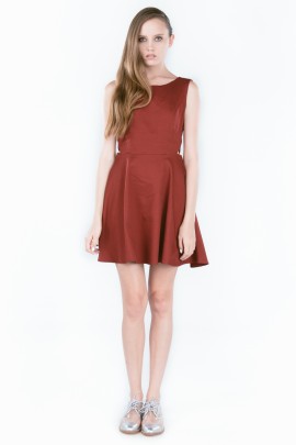 Cut Out Side Skater Dress