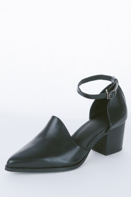 Ankle Strap Cutout Boot