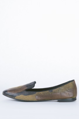 Camo Leather Smoking Slipper