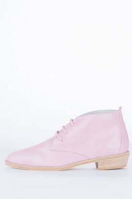 Blush Pink Leather Benni Boot