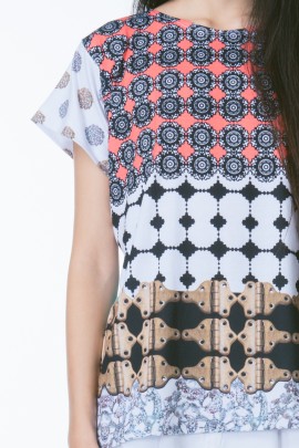 Digital Jewel Graphic T-Shirt