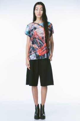 Digital Bicycle Graphic T-Shirt