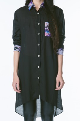 Dark Paradise Shirt Dress