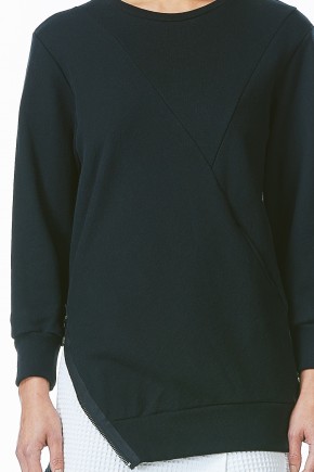 Iris Side Zip Sweatshirt