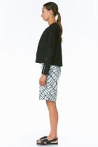 house of sunny cracked print skirt made in london pencil skirt