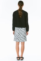 house of sunny cracked print skirt made in london pencil skirt