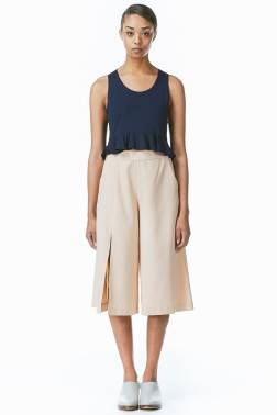 Front Slit Culotte Blush