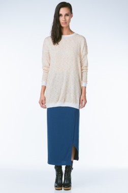 Pastel Spectrum Tunic Sweater