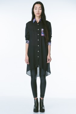 Dark Paradise Shirt Dress