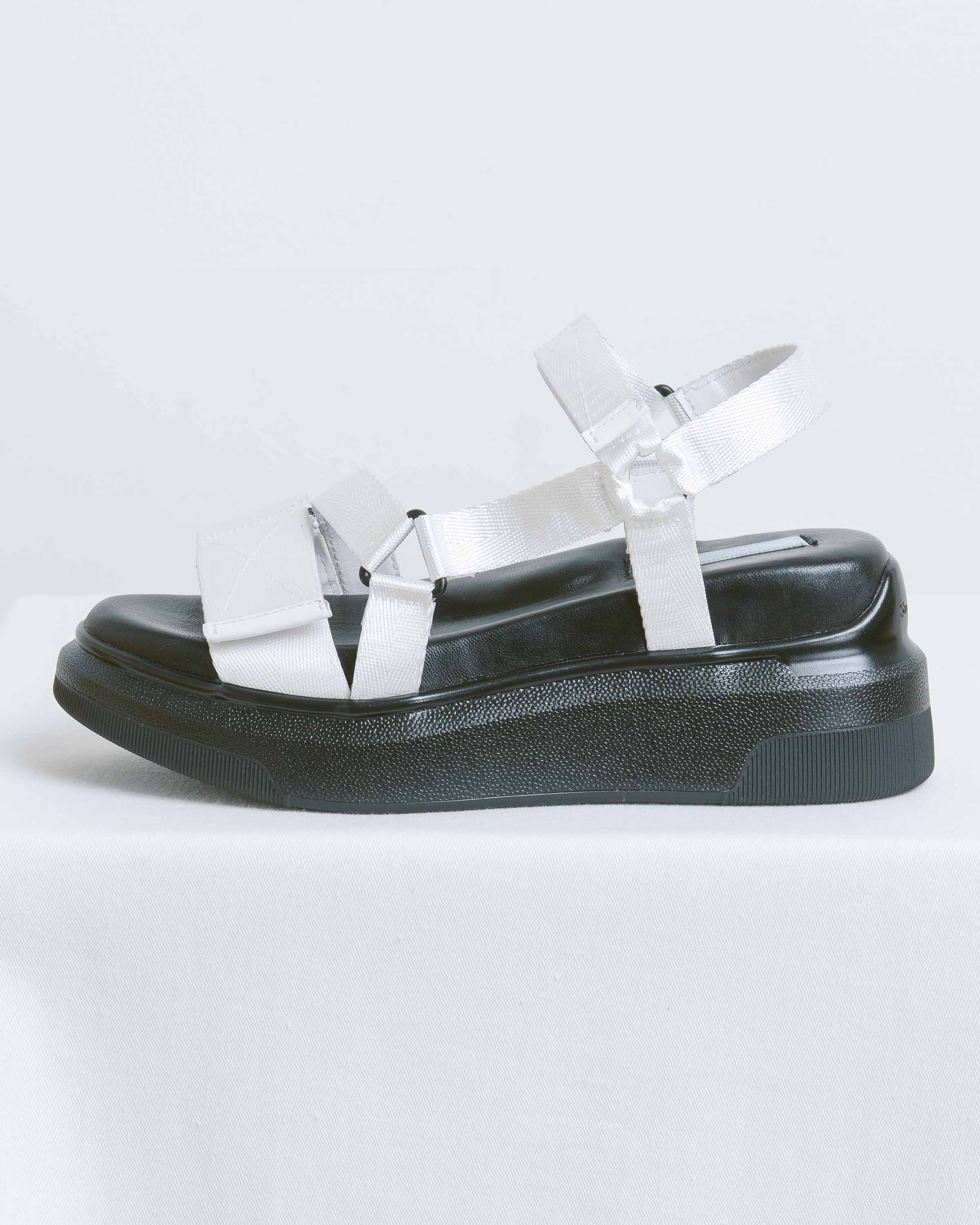 White Velcro Sandal