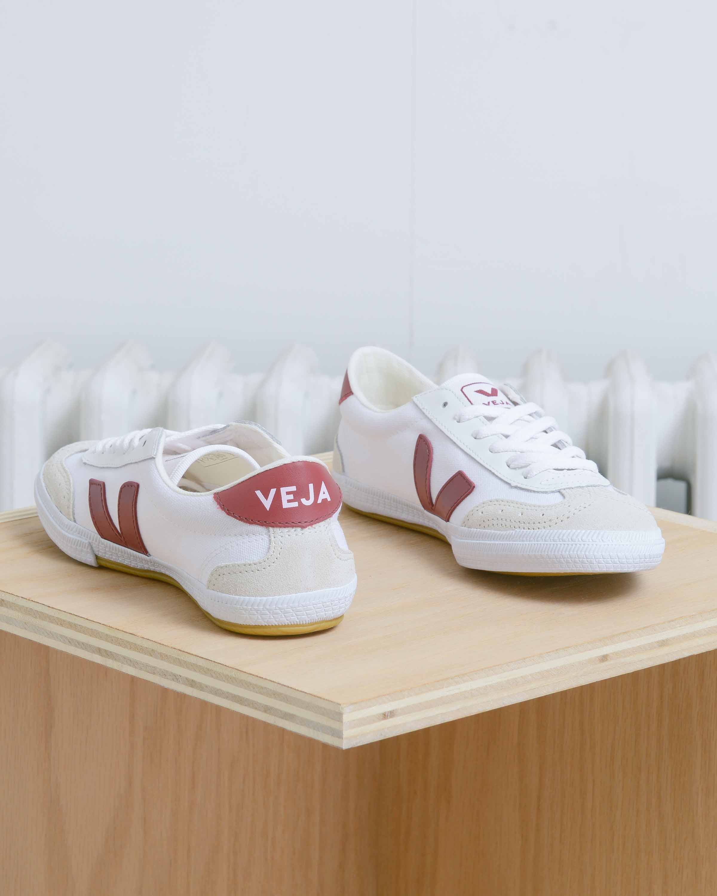 White Marsala Volley Sneakers
