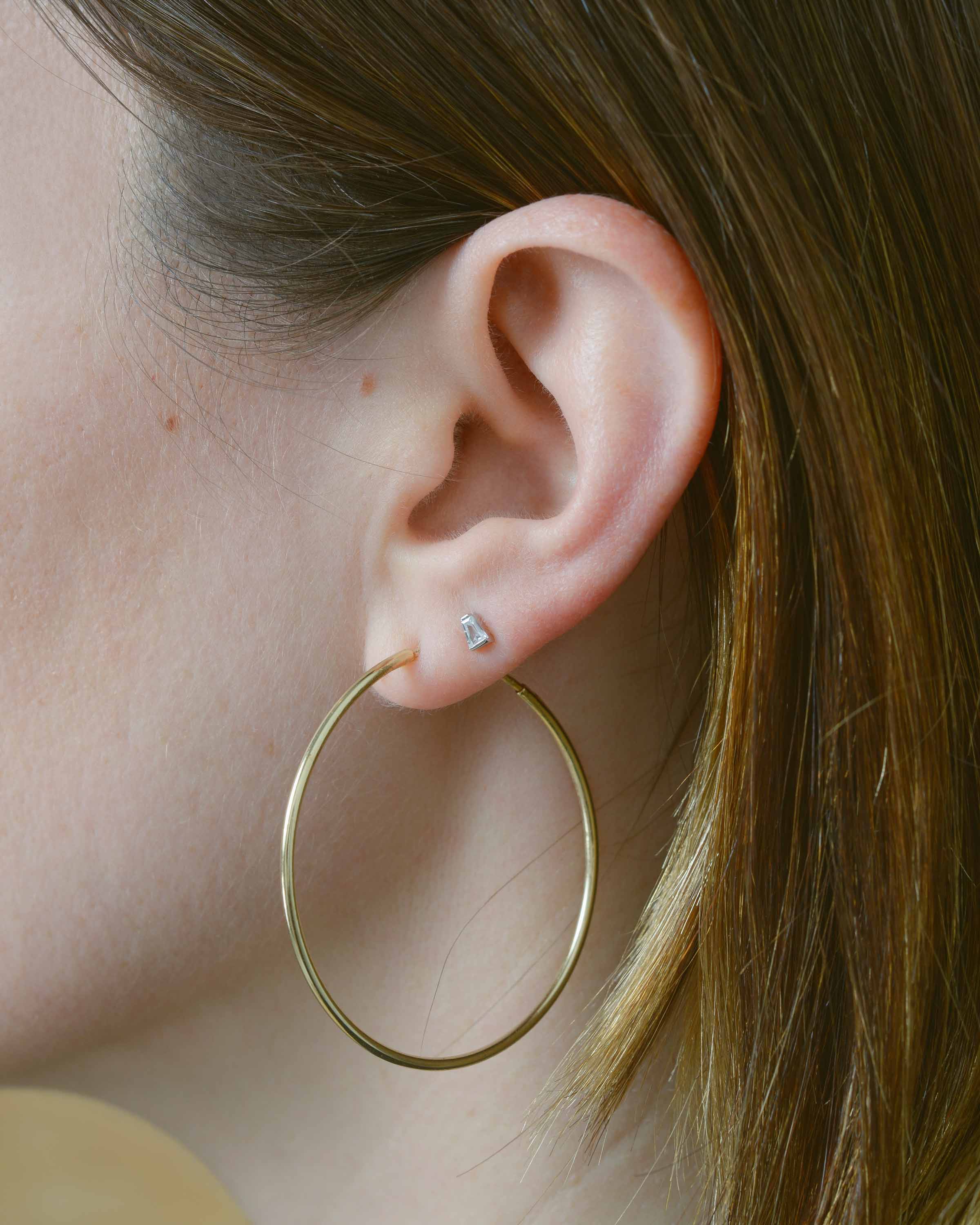 Gold Thin Hoops