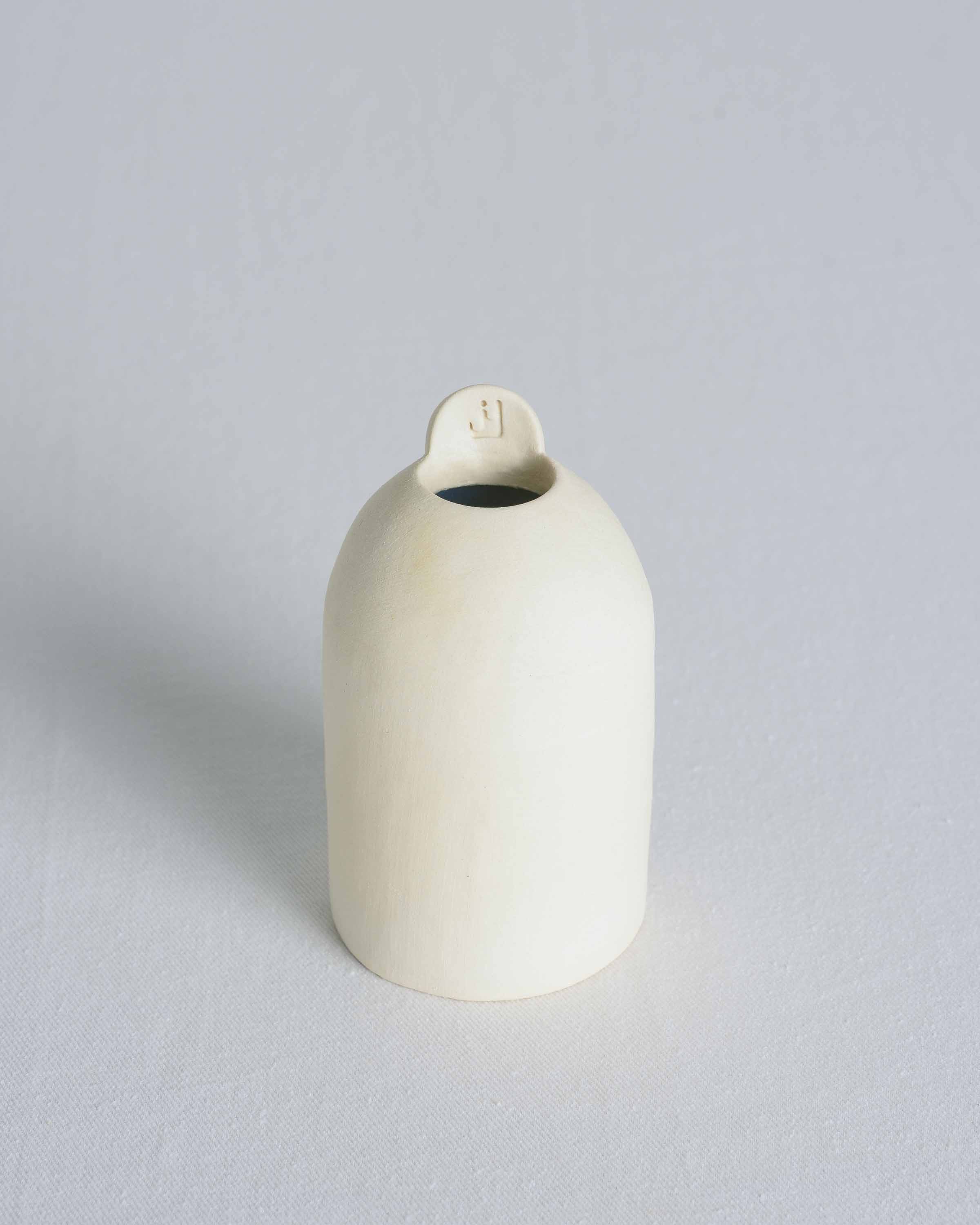 Off White Tall Cylinder Dome