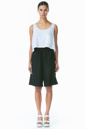 Black Pull on Shorts