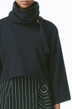 Ribbed Cropped Sweater