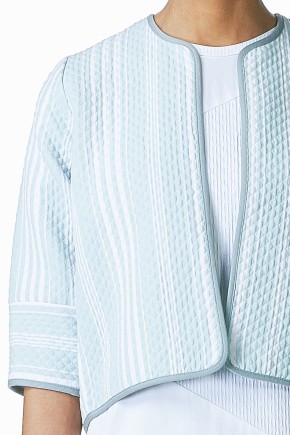 Cropped 3/4 Teal Jacket