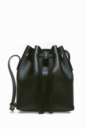 Leather Brady Bucket Bag