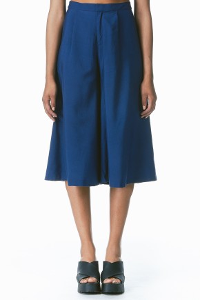 Blue Wide Leg Culottes