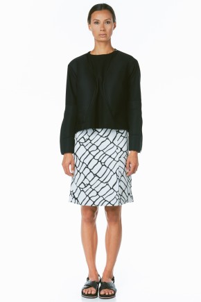 Crack Print Skirt