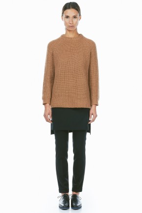 Camel Pandora Fisherman Sweater