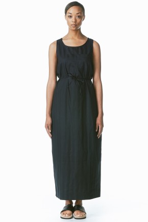 Paula Black Stripes Long Dress