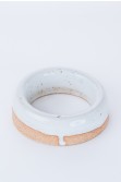 Stoneware Glazed Donut Bangle Bracelet