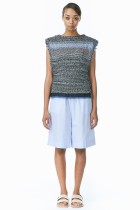 square metallic vest