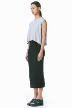 loose fit cotton crop top