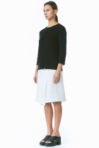 black knitted pullover pull over 