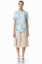 meshit plate print tshirt