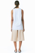 sleeveless cotton tank