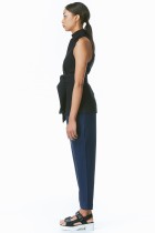 black kimono geisha asian inspired top