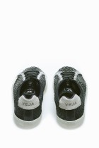 black low top veja sneakers