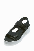 black strappy sandals by miista