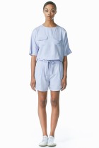 ffixxed light blue tencel communal shorts