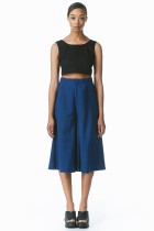 kaarem blue wide leg culottes