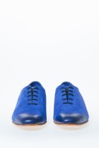 arama blue leather soled oxford