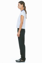 silk tailored trouser with pleat