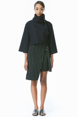 Ribbed Cropped Sweater